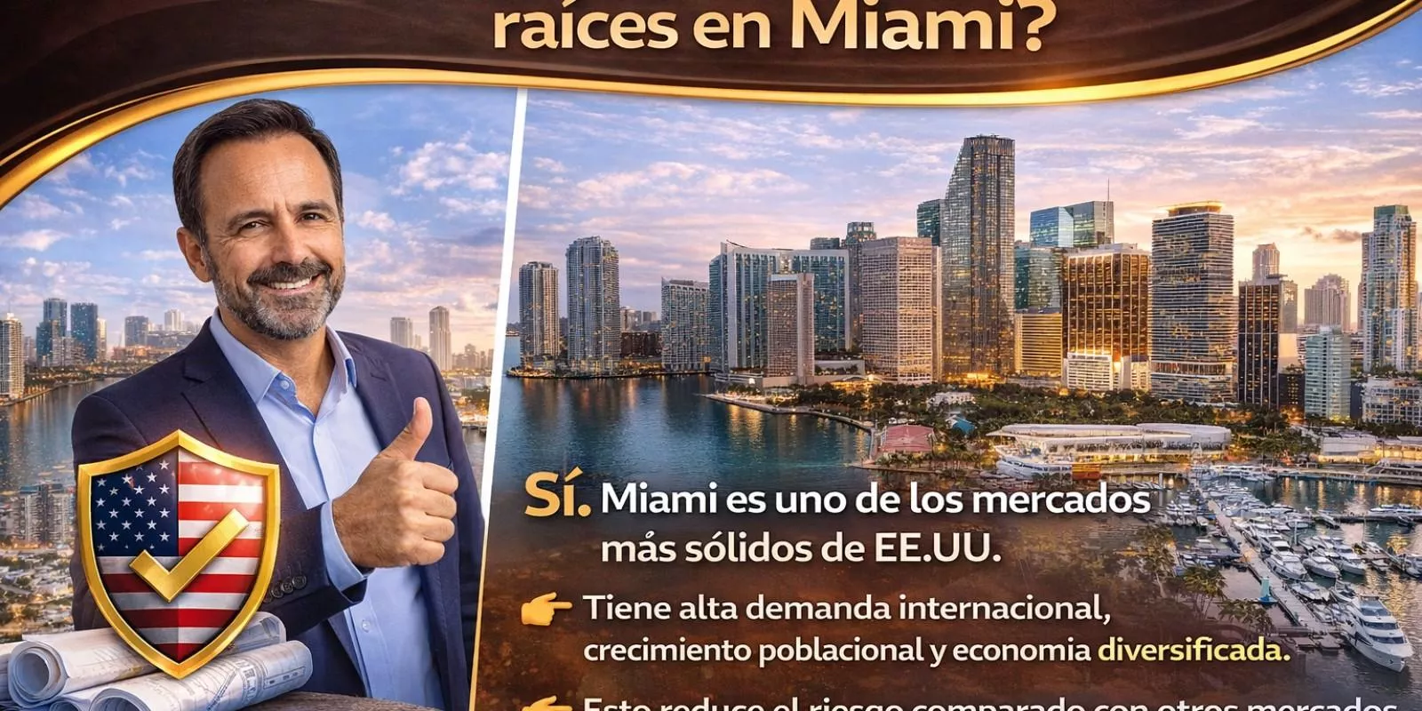 ¿Es seguro invertir en bienes raíces en Miami?
