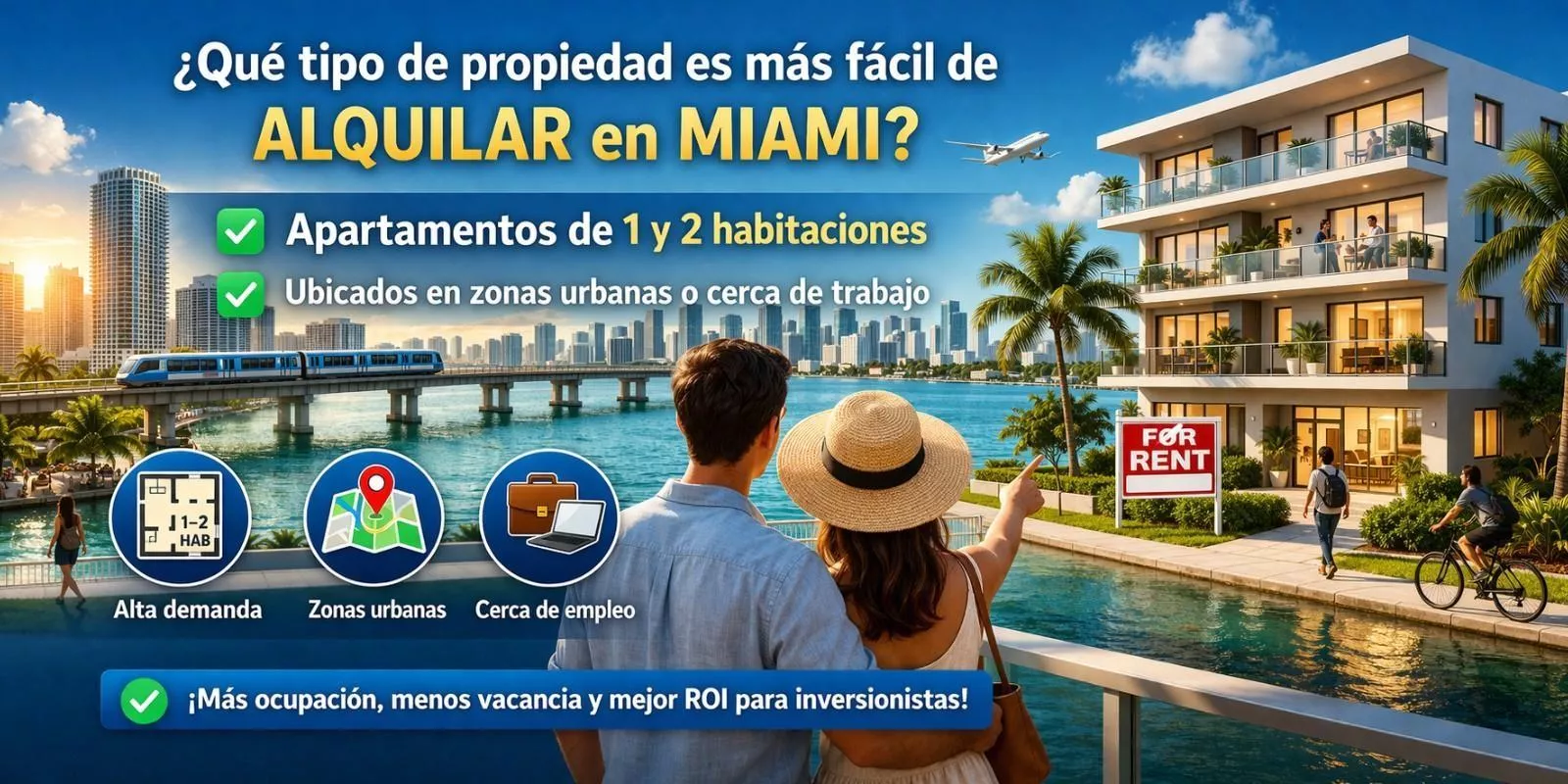 ¿Qué tipo de propiedad se alquila más fácil en Miami?