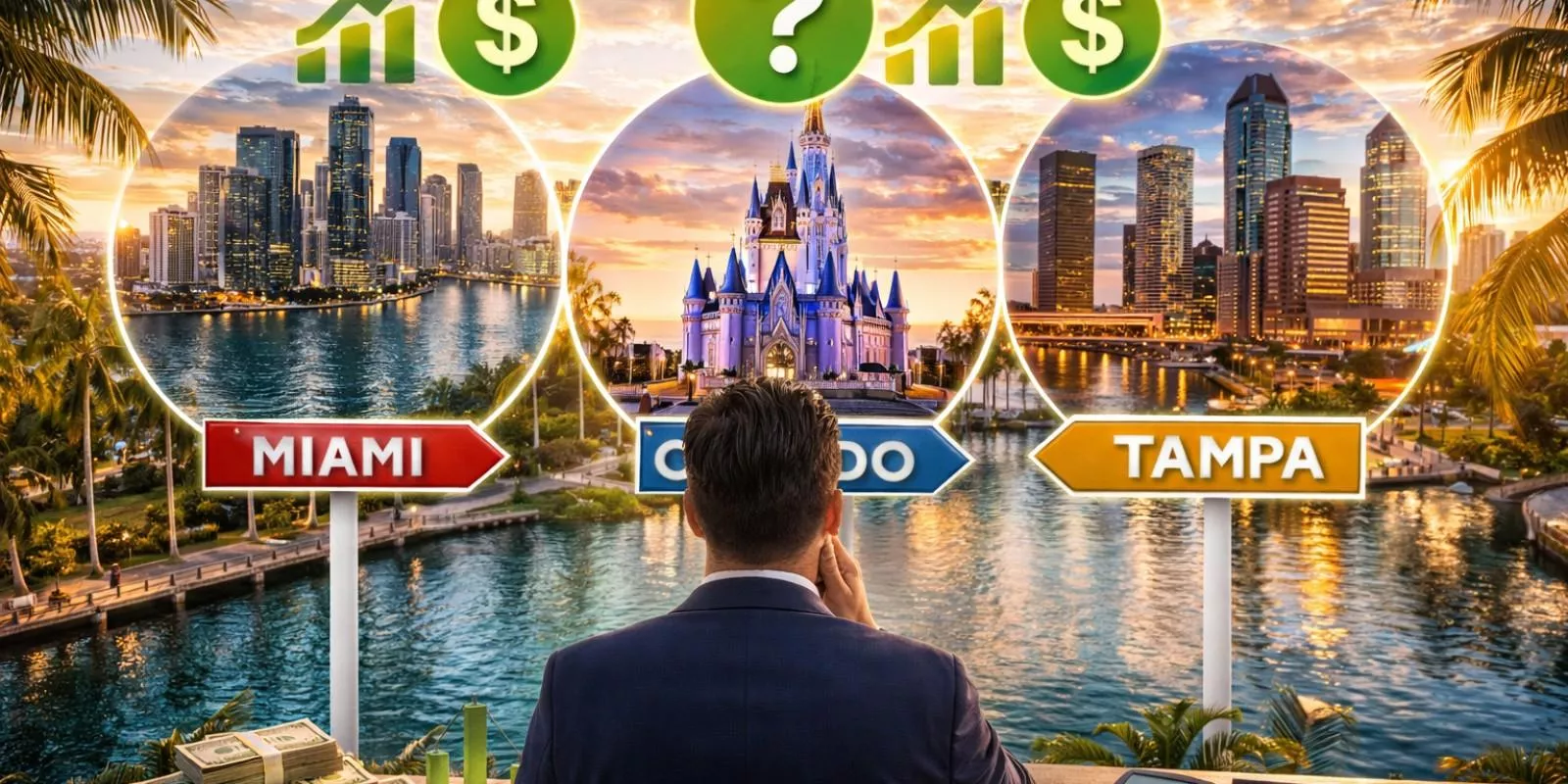 ¿Qué es mejor para invertir, Miami, Orlando o Tampa?
