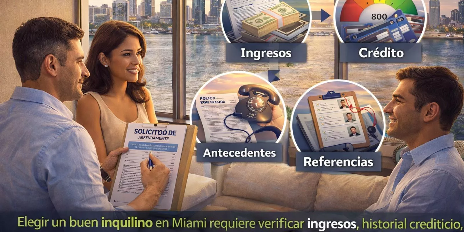 ¿Cómo elegir un buen inquilino en Miami?