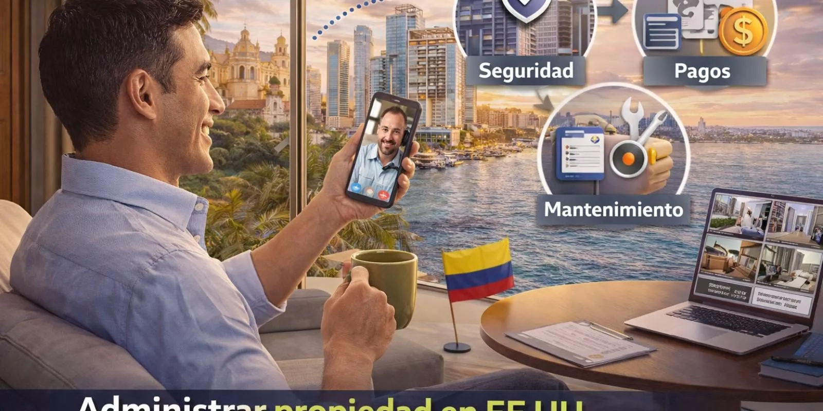 ¿Cómo administrar una propiedad en Miami desde Colombia?