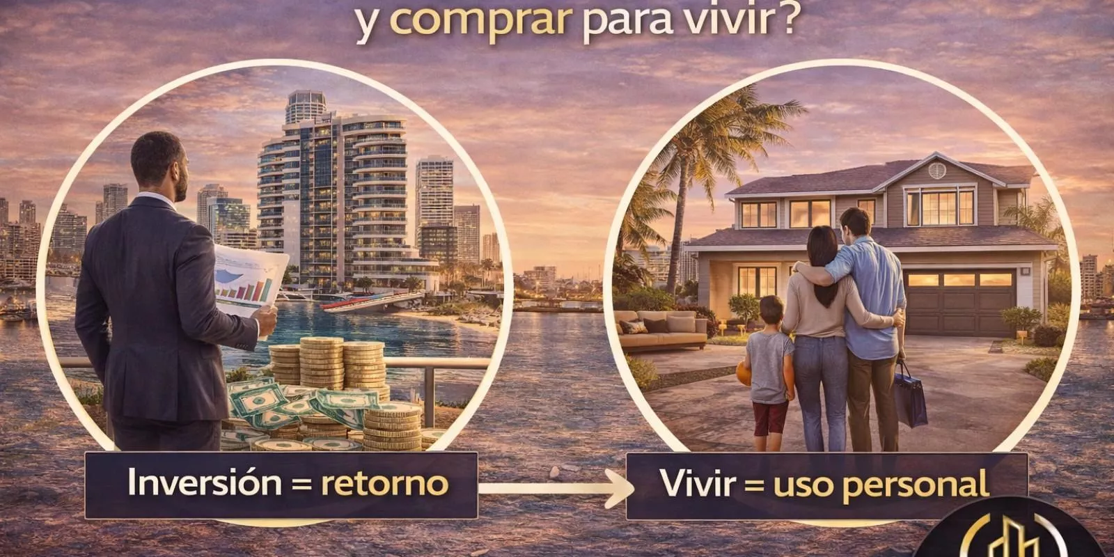 diferencias entre comprar una propiedad para invertir o vivir en Miami ?