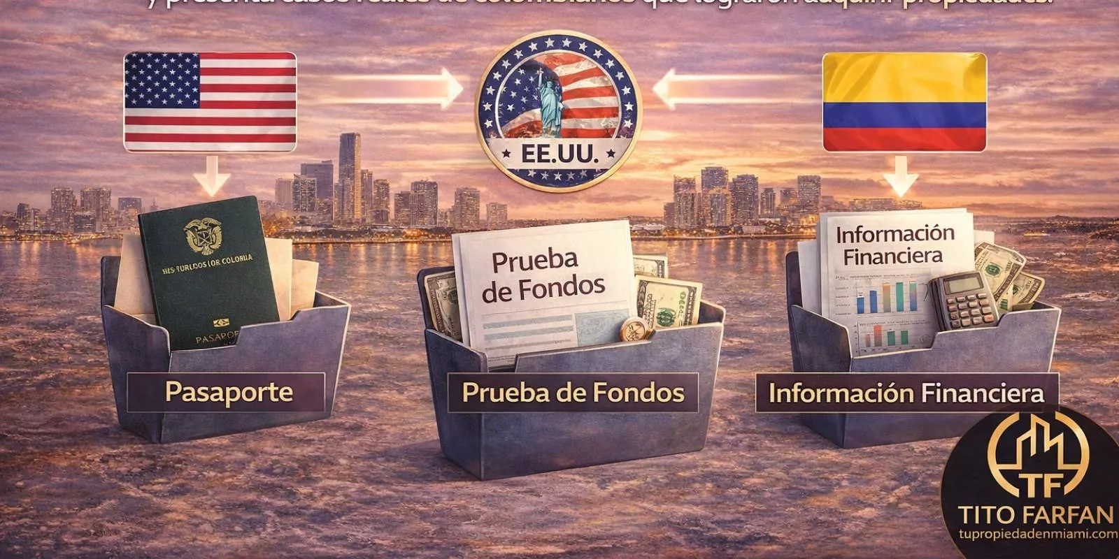 Siendo Colombiano, culs son los requisitos para comprar una casa en Miami ?