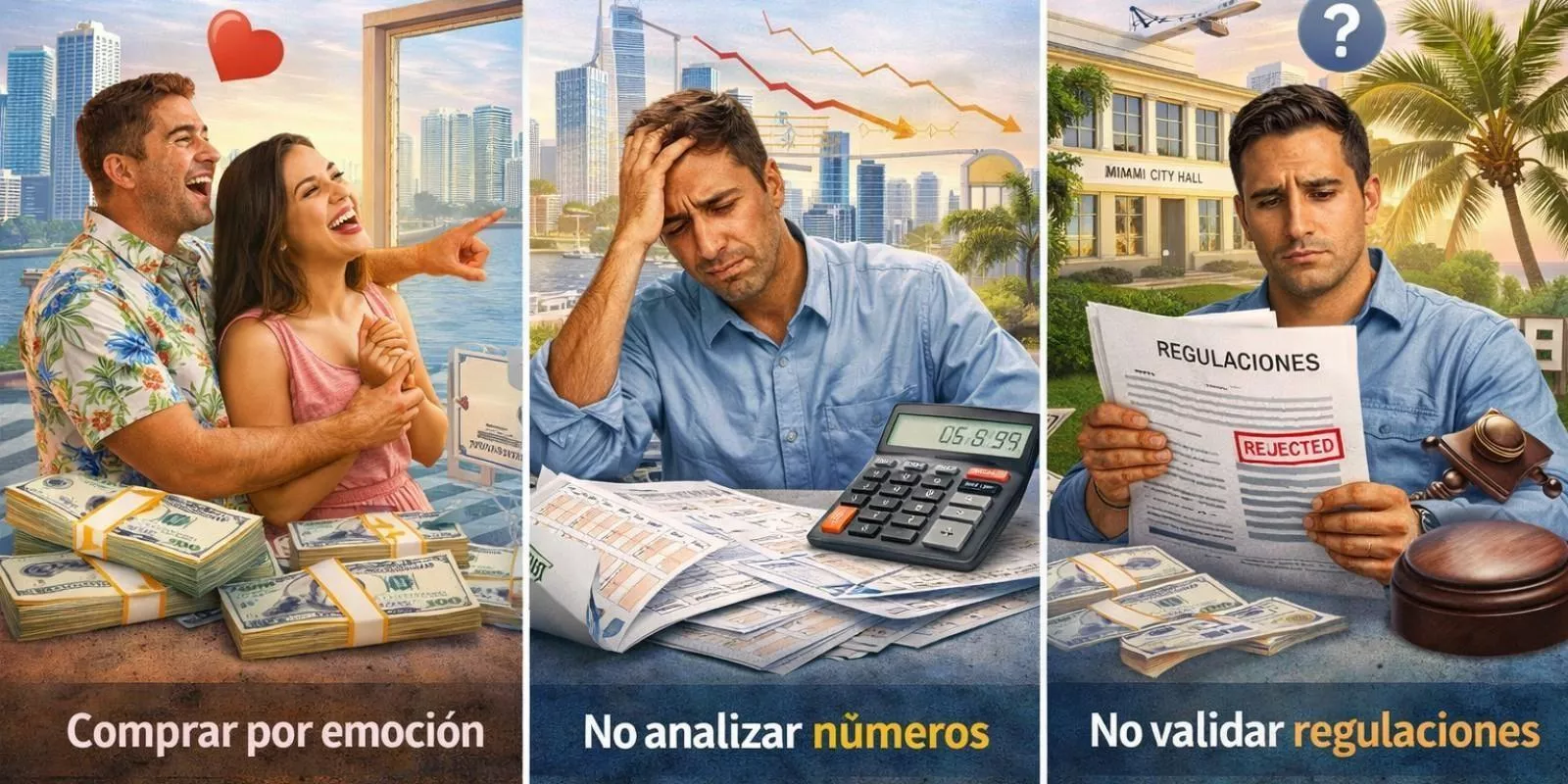 cuales son los errores comunes de colombianos al invertir en Miami ?