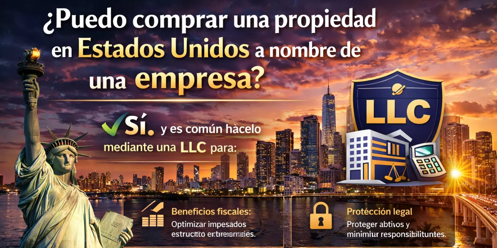 ¿Puedo comprar una propiedad en Estados Unidos a nombre de una empresa? 