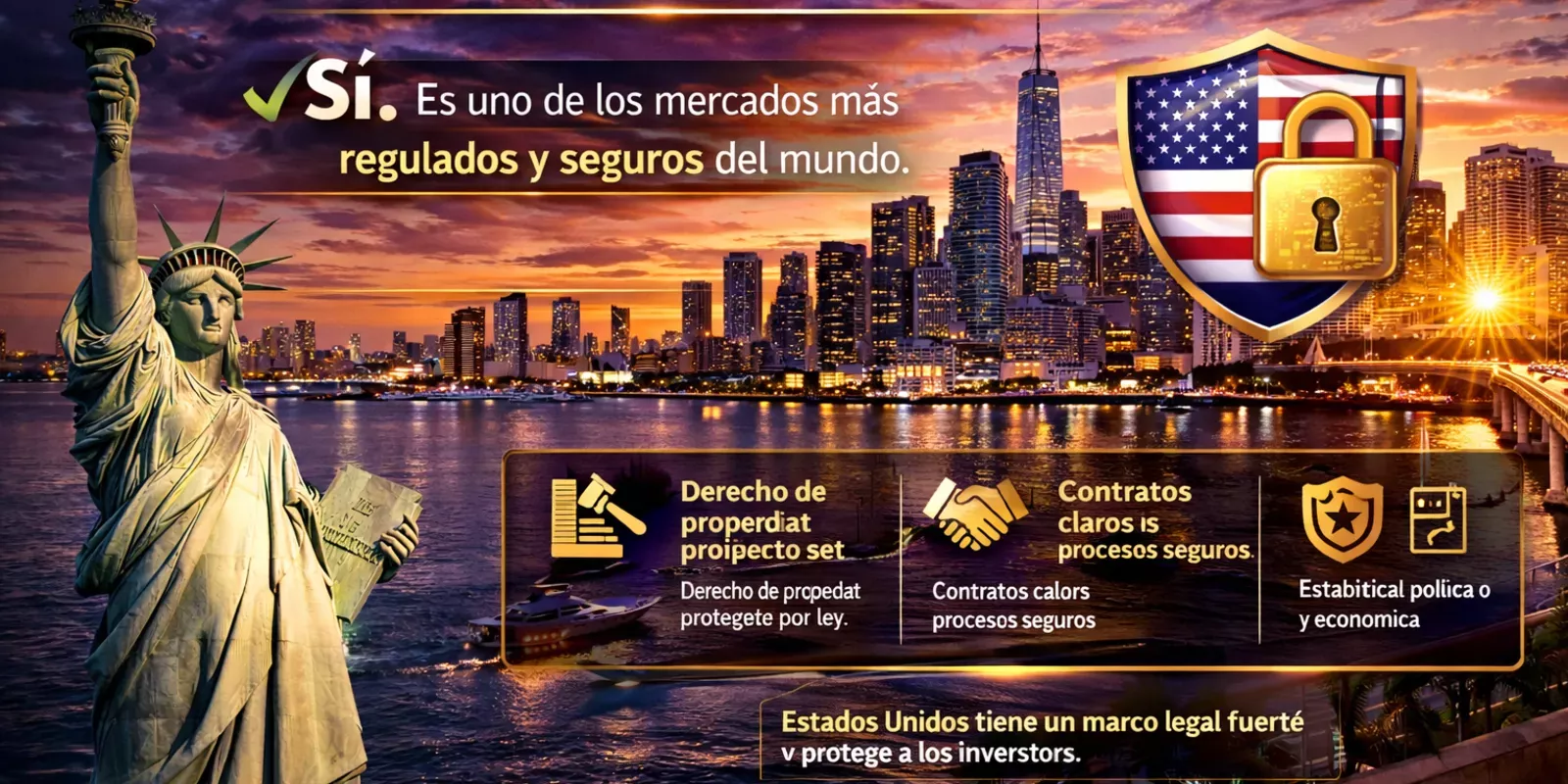 ¿Es seguro invertir en bienes raíces en Estados Unidos siendo extranjero? 